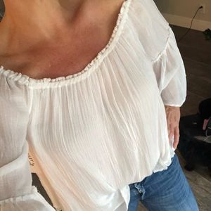 NWT Bailey 44 White Bahama Top